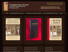 Tablet Screenshot of bookofdead.com